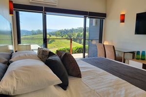 The Guest Bedroom at Sanctuary Hill Retreat.