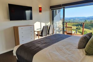 The Master Bedroom at Sanctuary Hill Retreat.